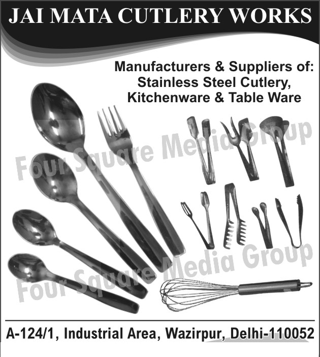 Stainless Steel Cutlery, Kitchenwares, Stainless Steel Spoons, Tablewares