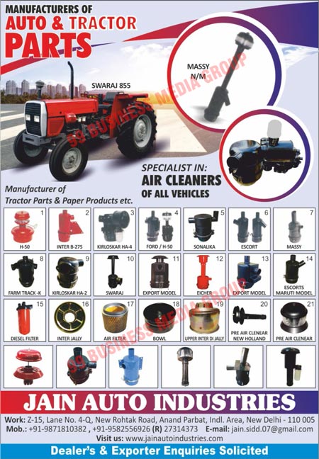 Tractor Parts, Auto Parts, Automotive Spare Parts, Air Cleaners, Vehicle Air Cleaners, Basket Filters, Air Cleaner Assemblies, Air Cleaner Assembly Spare Parts, Diesel Filters, Led Lights, Paper Products, Paper Napkins, Tissue Papers, Kitchen Towels, Toilet Rolls, Inter Jallies, Air Filters, Pre Air Cleaners, COB Lights, Surface Lights, Round Lights, Plate Napkins, Snack Napkins, Kitchen Rolls, Tractor Air Cleaners