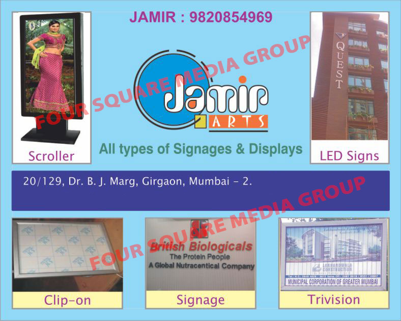 Glow Signs, Neon Signs, Scroller, LED Signs, Trivision, Signag, Displays, Electronic Displays, Hoardings