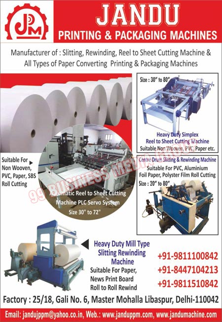 Paper Converting Machines, Printing Machines, Packaging Machines, Reel to Sheet Cutting Machines, Sheet Cutting Machines, Mill Type Paper Slittings, Rewinding Machines, Mill Type Paper Rewinding Machines, Mill Type Paper Slitting Machines, Slitting Machines, Lamination Machines, Rotary Sheet Cutting Machines, Winding Machines, Simplex Reel Cutting Machines, Slitting Winding Machines, Simplex Reel Sheet Cutting Machines, Paper Roll Cuttings, Heavy Duty Mill Machines, Slitting Rewinding Machines, Paper Slitting  Rewinding Bobbing Machines, Pvc Films, Heavy Duty Simplex Reel Sheet Cutting Machines, Suitable Non Wovens, Center Drum Slitting Machines, News Print Board Rolls, Cutting Machines, Paper Packaging Machines, Paper Slitting Machines, Paper Rewinding Bobbing Machines, PVC Film Rewinding Bobbing Machines, Heavy Duty Simplex Reel to Sheet Cutting Machines, PVC Heavy Duty Simplex Reel Sheet Cutting Machines, Paper Heavy Duty Simplex Reel Sheet Cutting Machines, Automatic Reel to Sheet Cutting Machines, PLC Servo Systems, Heavy Duty Mill Type Slitting Rewinding Machines, Center Drum Rewinding Machines, Paper Converting Printing Machines, Paper Converting Packaging Machines