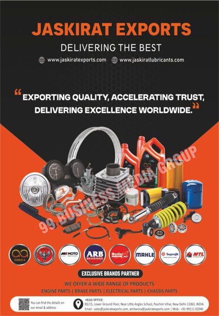 Engine Parts, Brake Parts, Electrical Parts, Chassis Parts