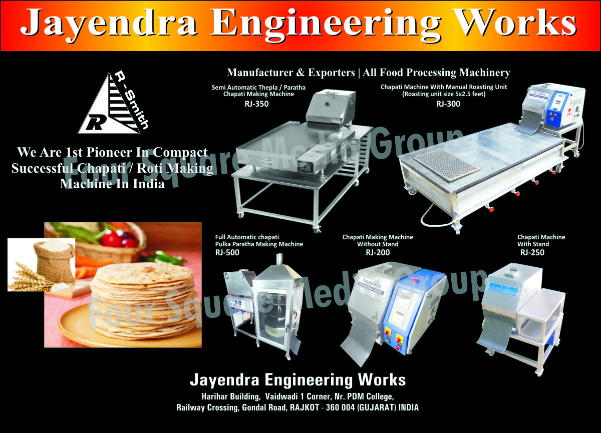 Paratha Roti Machines, Paratha Making Machines, Masala Mixing Machines, Grinders, Mixer, Chapati Making Machines, Supger Powder Machines, Gol Gappa Making Machines, Masala Mixing Machines