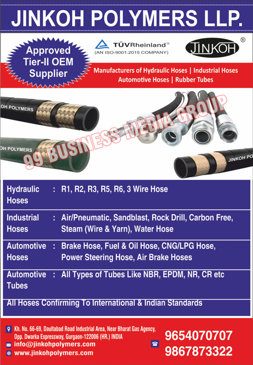 Hydraulic Hoses, Industrial Hoses, Automotive Hoses, Rubber Tubes, Automotive Tubes, Rock Drills, Wires Hoses, Yarn Hoses, Brake Hoses, Fuel Hoses, Oil Hoses, LPG Hoses, Power Steering Hoses, Air Brake Hoses, Automotive NBR Tubes, Automotive EPDM Tubes, Automotive NR Tubes, Automotive CR Tubes, CNC Hoses, Water Hoses, Industrial Air Hoses, Industrial Pneumatic Hoses, Industrial Sandblast Hoses, Industrial Rock Drill Hoses, Industrial Carbon Free Hoses, Industrial Wire Steam Hoses, Industrial Yarn Steam Hoses, Hydraulic Wire Hoses, Automotive Break Hoses, Automotive Fuel Hoses, Automotive Oil Hoses, Automotive CNG Hoses, Automotive LPG Hoses, Automotive Power Steering Hoses, Automotive Air Break Hoses