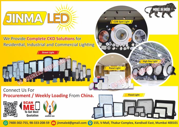 Flood Lights, High Bay Lights, COB Spot Lights, Panel Lights, Street Lights, Commercial Lighting CKD Solutions, Residental Lighting CKD Solutions, Industrial Lighting CKD Solutions