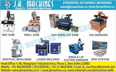 Industrial Machines, CNC EDM Machines, ZNC EDM Machines, EDM Drill Machines, EDM Drilling Machines, CNC Wire Cut Machines, VMC Machines, CNC Engraving Machines, Laser Marking Machines, Laser Welding Machines, ECO CNC Lathe Machines, Injection Moulding Machines, Wood Routers, Plastic Routers, Stone Routers, DRO Systems, Linear Scales, Cutter Grinders, Special Purpose Machines, Tool Room Machines, ECO CNC Wire Cut Machines, Video Measuring Machines, Vertical Molding Machines, Vertical Moulding Machines, Single Slide Vertical Molding Machines, Double Slide Vertical Molding Machines, Rotary Vertical Molding Machines, Double Colour Vertical Molding Machines, Double Color Vertical Molding Machines, Thermo Setting Vertical Molding Machines, Single Slide Vertical Moulding Machines, Double Slide Vertical Moulding Machines, Rotary Vertical Moulding Machines, Double Colour Vertical Moulding Machines, Double Color Vertical Moulding Machines, Thermo Setting Vertical Moulding Machines, Water Pumps, Electrodes, Molybdenum Wires, JR 3 Gels, Guides, Carbides, Rollers, Assemblies, Laser Wires, E Scooties, Electric Scooties, CNC Drill EDM Machines, Hand Held Laser Machines, CNC EDM Machines, CNC Single Lip Machines, CNC End Mill Machines, CNC Drill Bit Machines, CNC DRO System Machines