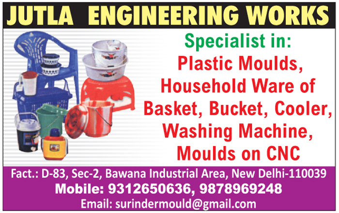 Plastic Moulds, Plastic Basket Moulds, Plastic Bucket Moulds, Plastic Cooler Moulds, Plastic Washing Machine Moulds