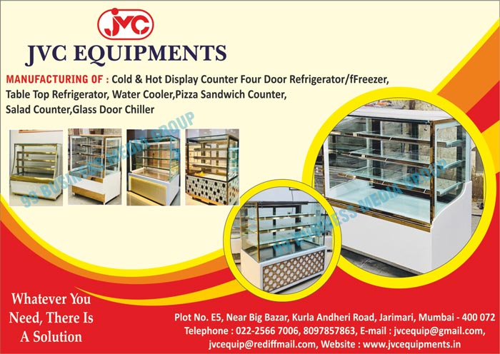 Cold Display Counter Four Door Refrigerators, Cold Display Counter Four Door Freezers, Hot Display Counter Four Door Refrigerators, Hot Display Counter Four Door Freezers, Table Top Refrigerators, Water Coolers, Pizza Sandwich Counters, Salad Counters, Glass Door Chillers