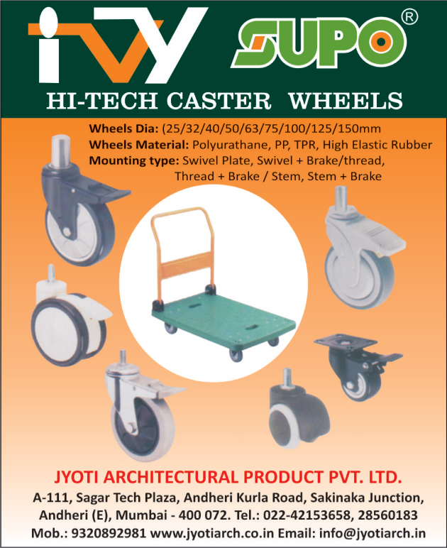 Caster Wheels,Castors, Whesel Castors, Rubber Castors