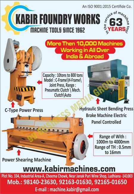 Universal Type Milling Machines, C Type Hydraulic Power Presses, C Type Hydraulic Automatic Power Presses, Vertical Type Milling Machines, Precision Machine Tools, Heavy Machine Tools, Sheet Cutting Machines, Bending Machines, Sheet Cutting Machines, Sheet Bending Machines, Milling Machines, Precision Lathe Machines, Workshop Machines, H Type Power Presses, Geared Power Press, Geared Power Sheet Shearing Machines, Hydraulic Power Sheet Shearing Machines, Power Shearing Machines, C Type Power Presses, C Frames, H Frames, Joint Presses, Pneumatic Clutches, Hydraulic Sheet Bending Press Brake Electric Panel Controlled Machines