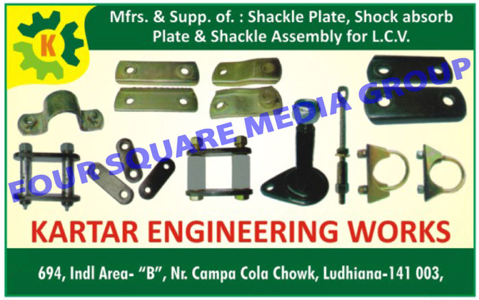 Shackle Plates, Shockabsorb Plates, Shackle Assemblies, LCV Shackle Assemblies