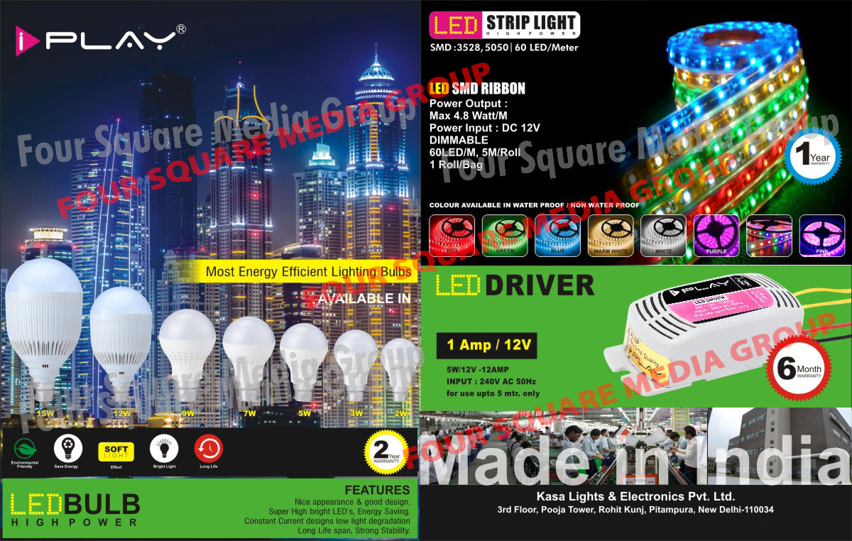 Led Strip Lights, Led Drivers, Led Smd Ribbons, Led Bulbs