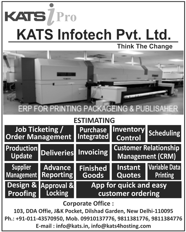 Commercial Printer ERP Solution Softwares, Packager ERP Solution Softwares, Publisher ERP Solution Softwares, Printing Packaging ERP, Printing Publisher ERP