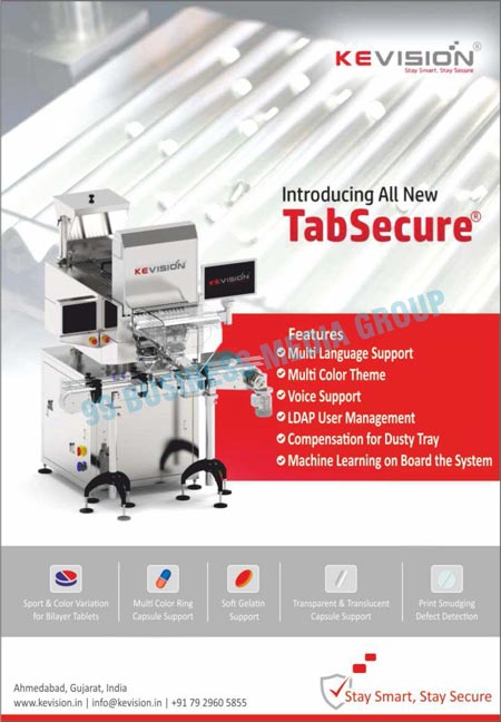 Vision Inspection Systems, Holiday Detector Machines, Tablet Inspection Machines