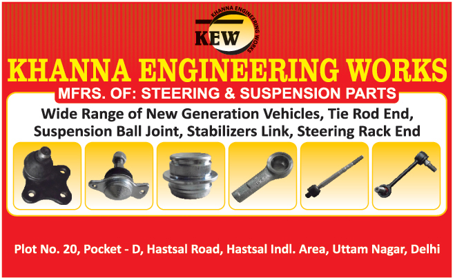 Steering Parts, Suspension Parts, Tie Rod Ends, Suspension Ball Joints, Stabilizer Links, Steering Rack Ends,Steering Rock Ends, Replacement Parts