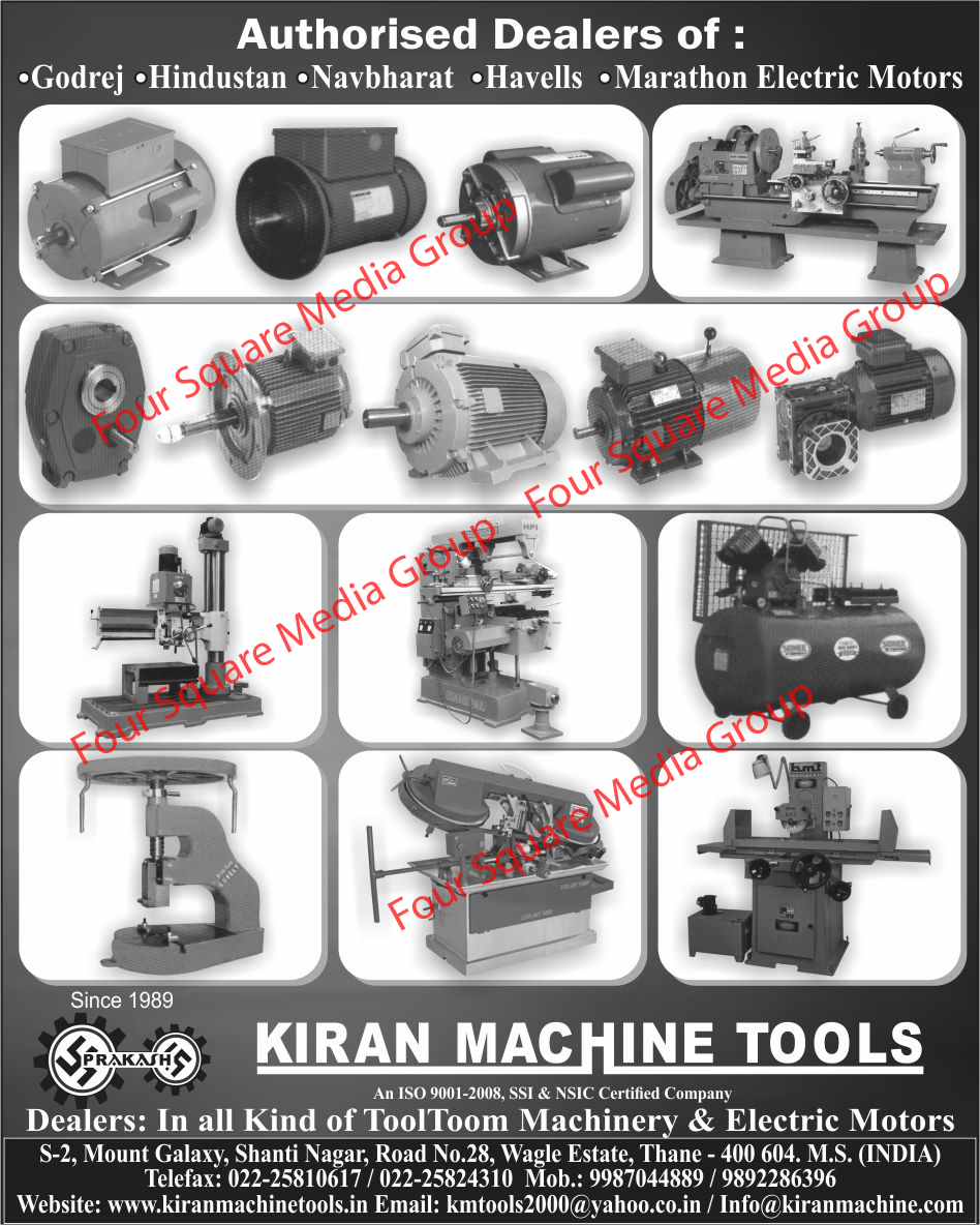 Tool Room Milling Machine, Electric Motors