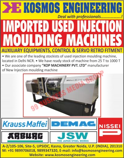 Used Injection Moulding Machines, Injection Moulding Machines, Second Hand Injection Moulding Machines