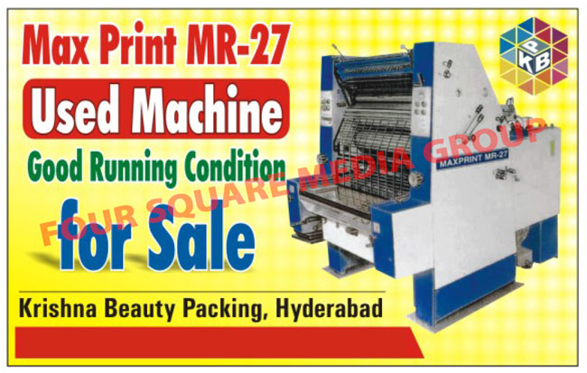 Used Printing Machines, Second Hand Printing Machines