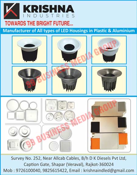 Led Equipments, Plastic Led Housings, Aluminium Led Housings