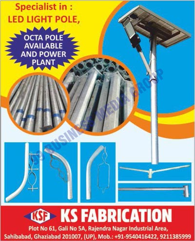 Led Light Poles, OCTA Poles, Power Plants