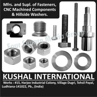 Fasteners, CNC Machine Components, Hillside Washers, CNC Machined Components