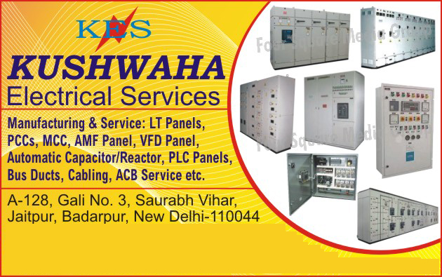 LT Panels, PCC Panels, MCC Panels, AMF Panels, VFD Panels, Automatic Capacitors, Automatic Reactors, PLC Panels, Bus Ducts, Cablings, ACB Services, Online UPS, Pneumatic Control Housing PLC Panels, Conveyor Starter Panels, APFC Capacitor Panels, Housing Drive Panels, Control Panels, Cable Trays, Drive Panels, Starter Panels, Electrical Control Panels