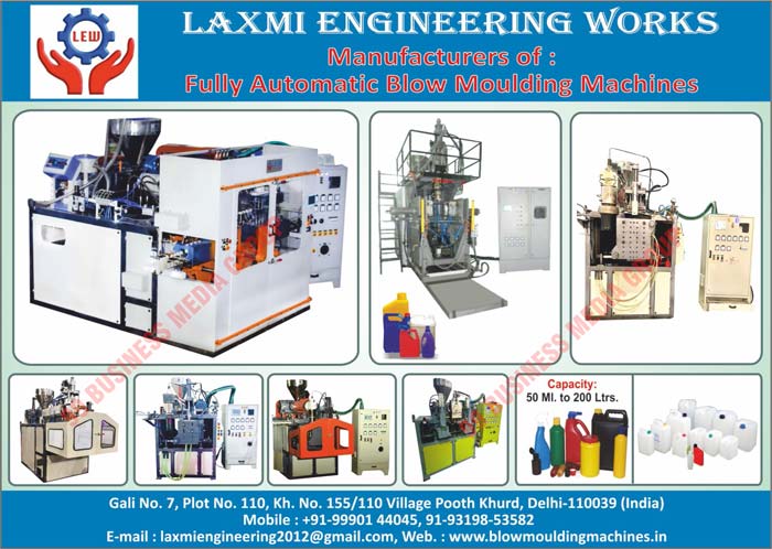 Automatic Blow Moulding Machines, Fully Automatic Blow Moulding Machines, Blow Moulding Machines