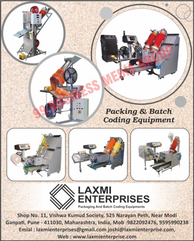 Packing Equipments, Coding Equipments