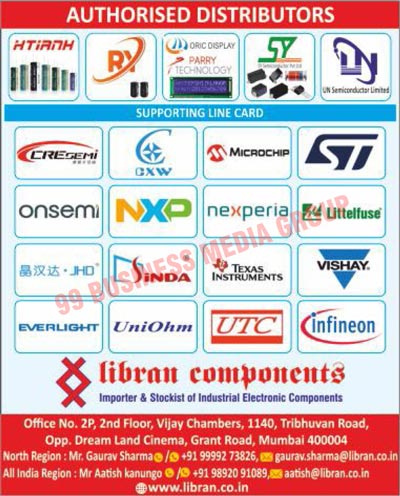 Electrical Components, Electronic Components, Industrial Electronic Components