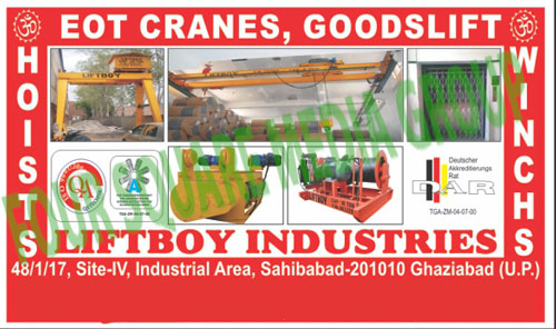 Pallet Truck, Gantry Crane, DG Trolly, Hook, Crab Winch, Pulling Lifting Machines, Polyester Sling, EOT Cranes, Goodslifts, Double Girder Crane Accessories, Spreader Beam, Lifting Magnet, Lifting Clamp, Gear Boxes, Wire Rope Slings, Hoist, Power Winch, Winches, Hoists,Adjustable Gantry Cranes, Handling Cranes, Electric Hoists, Slings, Hook Block, Pulling Machine, Lifting Machine, Flexible Coupling, Plate Clamps, Tripod, Brakes, Cable Carrier, Cable Trolley, Limit Switches