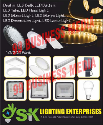 Led Bulbs, Led Batten, Led Tube Lights, Led Flood Lights, Led Street Lights, Led Strips Lights, Led Decoration Lights, Led Lense Lights