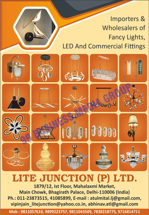 Fancy Lights, Led Fittings, Commercial Fittings