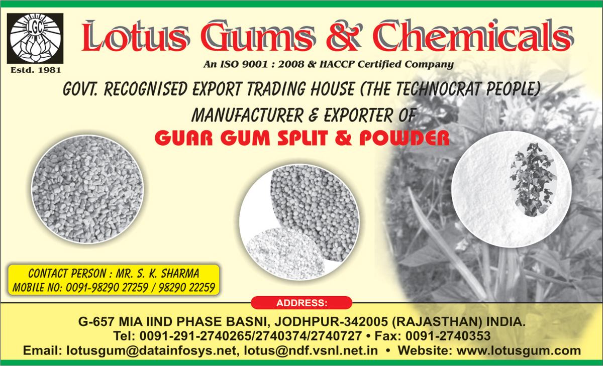 Guar Gum Splits, Guar Gum Powder