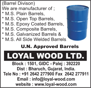 Plain Barrels, Open Top Barrels, Epoxy Coated Barrels, Composite Barrels, Galvanized Barrels, Welded Barrels