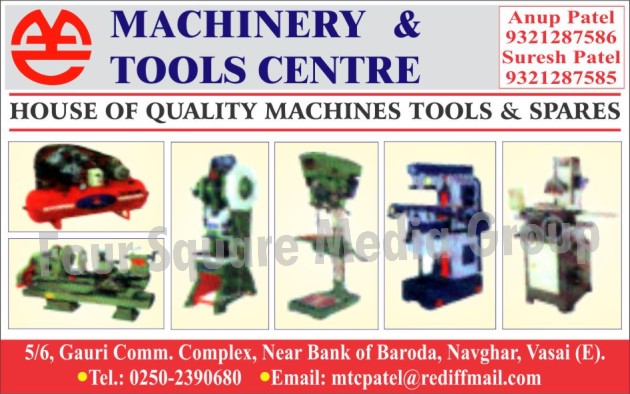 Machine Tools, Machine Spares