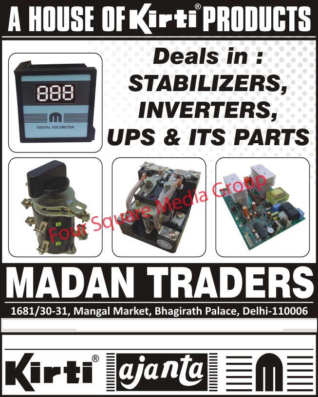 Stabilizers, Stabilizer Parts, Inverters, Inverter Parts, UPS, Ups Parts