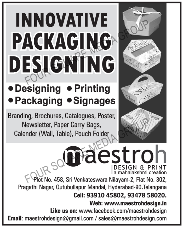 Printing Services, Packaging Services, Designing Services, Signages, Branding Designing Services, Brochure Designing Services, Catalogue Designing Services, Poster Designing Services, Newsletter Designing Services, Paper Carry Bag Designing Services, Wall Calender Designing Services, Table Calender Designing Services, Pouch Folder  Designing Services, Branding Printing Services, Brochure Printing Services, Catalogue Printing Services, Poster Printing Services, Newsletter Printing Services, Paper Carry Bag Printing Services, Wall Calender Printing Services, Table Calender Printing Services, Pouch Folder Printing Services