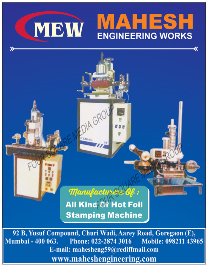 Hot Foil Stamping Machines