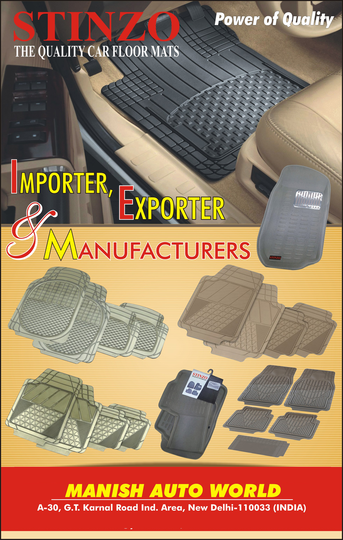 Automotive Accessories Car Accessories Car Floor Mats