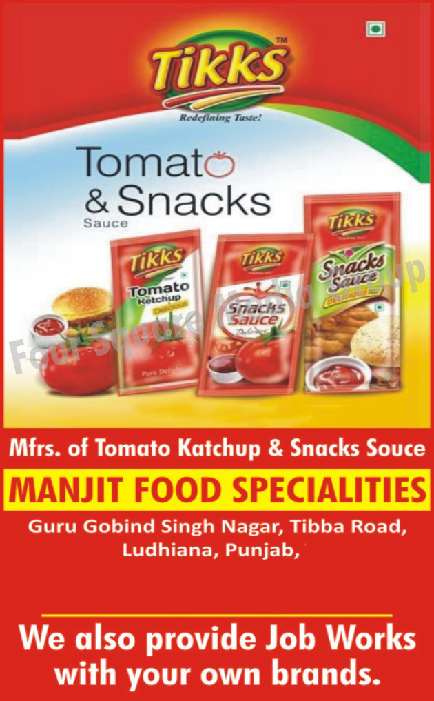 Tomato Ketchups, Snacks Sauces