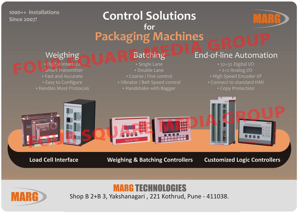 Load Cell Interfaces, Weighing Controllers, Batching Controllers, Customized Logic Controllers