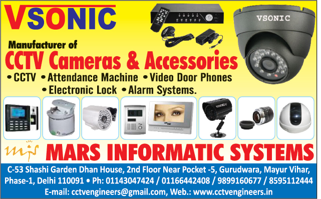 CCTV Cameras, Attendance Machines, Video Door Phones, Electronic Locks, Alarm Systems, CCTV Accessories, Fire Safety Products