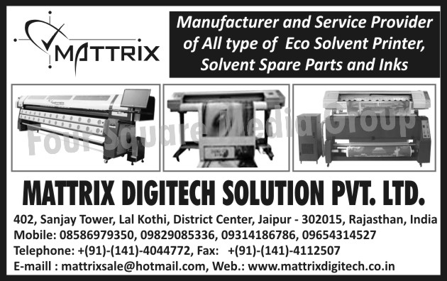 Eco Solvent Printers, Solvent Printer Spare Parts, Solvent Inks,Solvent Spare Parts