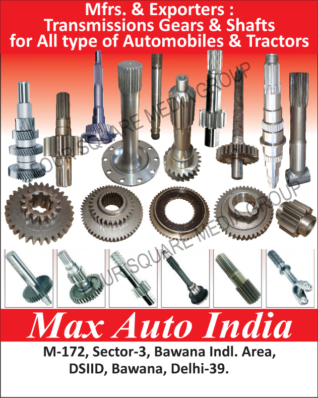 Automotive Transmission Gears, Tractor Transmission Gears, Automotive Shafts, Tractor Shafts