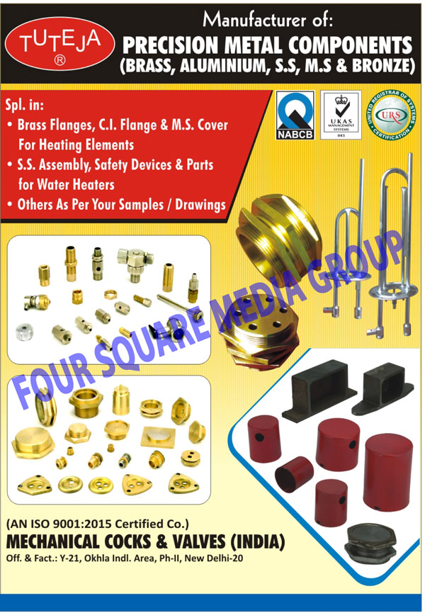 Precision Brass components, Brass Housing Temperature Sensors, Brass Housing Switches, Brass Housing, Brass Precision Brass components, Aluminium Precision Brass components, SS Precision Brass components, Stainless Steel Precision Brass components, MS Precision Brass components, Bronze Precision Brass components, Precision Metal Components, Heating Element Brass Flanges, Heating Element CI Flanges, Heating Element MS Covers, Water Heater SS Assembly, Water Heater Stainless Steel Assembly, Water Heater Safety Devices, Water Heater Safety Parts