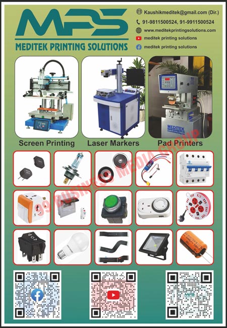 Pad Printing Machines, Laser Printing Machines, Screen Printing Machines, Laser Marking Machines, Auto Part Printing Machines, Pad Printers, Laser Markers, Screen Printers, Electrical Part Printers, Plastic Part Printers, Sheet Metal Part Printers, Forging Part Printers, Rubber Part Printers, Filter Part Printers, Clutch Shoes Printers, Clutch Shoes Printers, Machinery Component Printers, Printing Solutions, Printing Machines