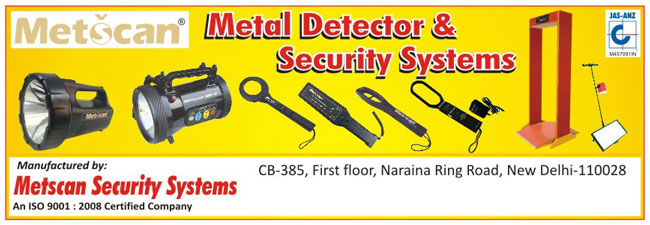 Security Systems, Door Frame Metal Detectors, Hand Held Metal Detectors, Search Lights, Guard Watch Systems, Under Vehicle Inspection Mirrors