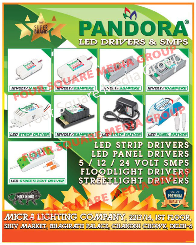 Led Drivers, SMPS, Led Strip Drivers, Led Panel Drivers, Led Street Light Drivers