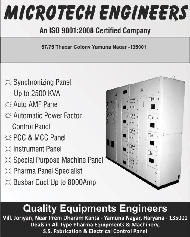 Synchronizing Panels, Auto AMF Panels, Automatic Power Factor Control Panels, PCC Panels, MCC Panels, Instrument Panels, Special Purpose Machine Panels, Busbar Ducts, Pharma Panels,Electrical Products, Electrical Control Panels, Electrical Panels, Electrical Control Panels, Synchronizing Panels, Auto AMF Panels