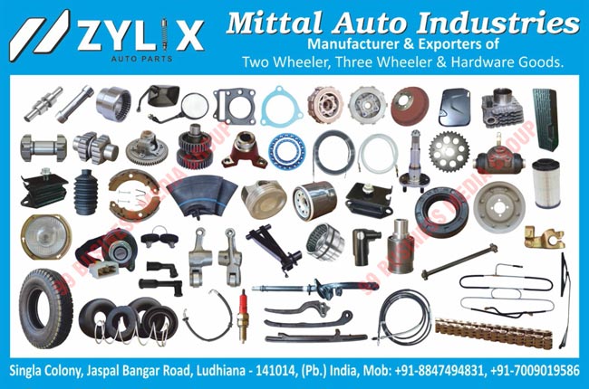 Auto Parts, Two Wheeler Parts, Three Wheeler Parts, Hardware Goods