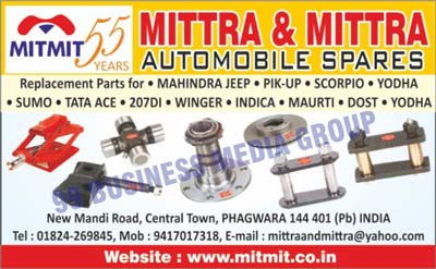 Automotive Spare Parts, Mahindra Jeep Replacement Parts, Pik Up Replacement Parts, Scorpio Replacement Parts, Yodha Replacement Parts, Sumo Replacement Parts, Tata Ace Replacement Parts, 207DI Replacement Parts, Winger Replacement Parts, Indica Replacement Parts, Maruti Replacement Parts, Dost Replacement Parts, Automobile Spare Parts